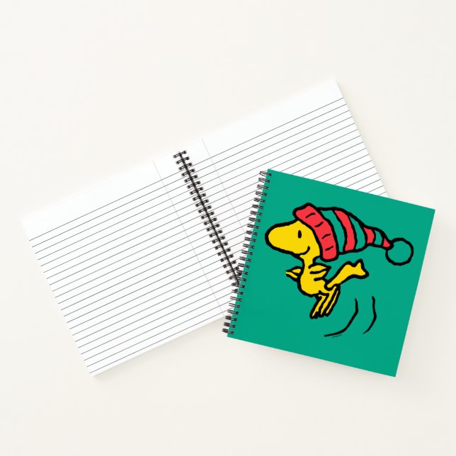 Erdnüsse | Woodstock Winter Beanie Cap Notizbuch (Innenseite)