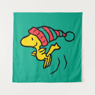 Erdnüsse   Woodstock Winter Beanie Cap Wandteppich