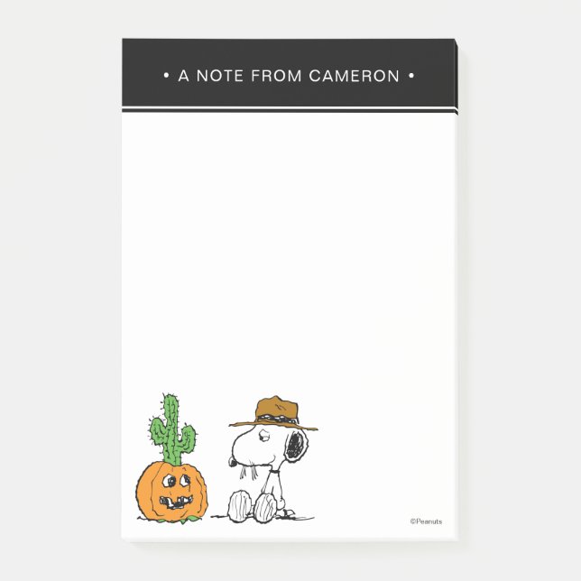 Erdnüsse | WüstenHalloween Post-it Klebezettel (Vorderseite)