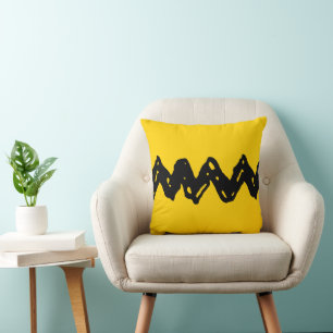 Erdnüsse   Zig-Zag-Shirt von Charlie Brown Kissen