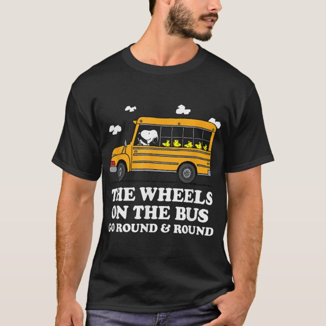 Erdnussräder im Bus T-Shirt (Vorderseite)