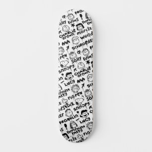 Erdnusszeichen Graffiti Muster Skateboard