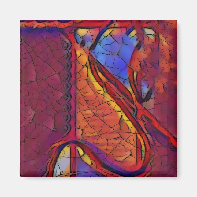 Erdoberfläche getrocknet magnet (Vorne)