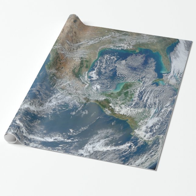 Erdplaneten-Foto vom Raum Geschenkpapier (Ungerollt)