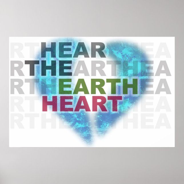 Erdposter Poster (Vorne)