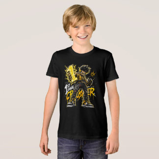 Erdrückende Anime-Straßenbekleidung für Jungen der Tri-Blend Shirt