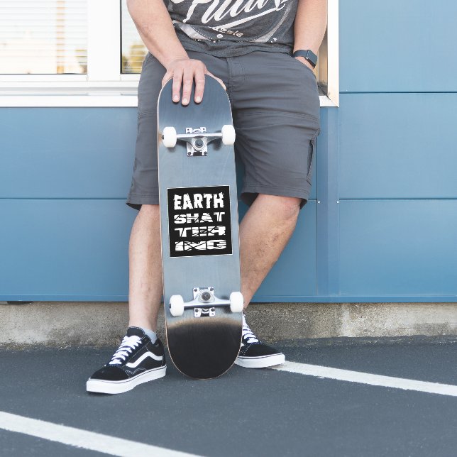 Erdschlüpfen Aufkleber (Skater)