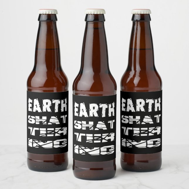 Erdschlüpfen Bierflaschenetikett (Flaschen)