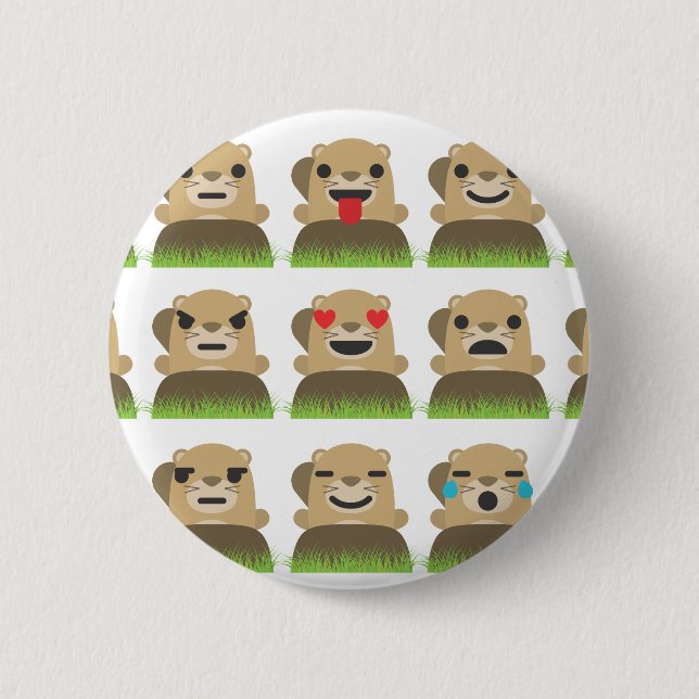 Erdschweinchen Button (Vorderseite)