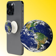 Erdsicht vom Weltraum PopSocket