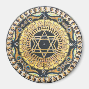 Erdstern Chakra Mandala Magnet