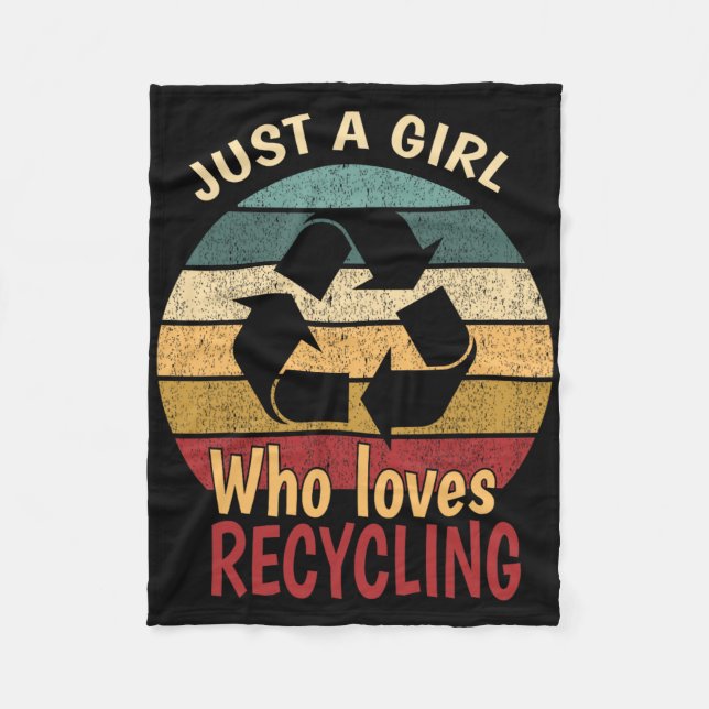 Erdtag Recycelnd Fleecedecke (Vorderseite)