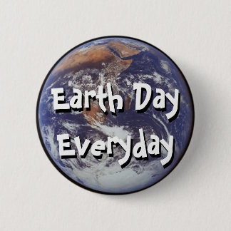 Erdtagestägliches Button