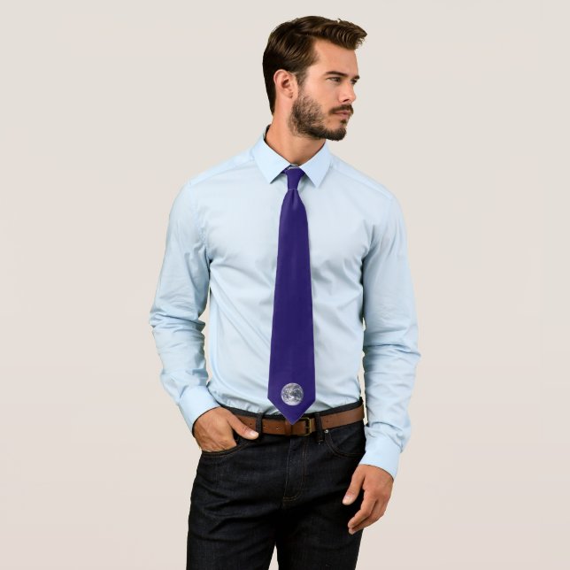 Erdtagsflagge Krawatte (Beispiel)