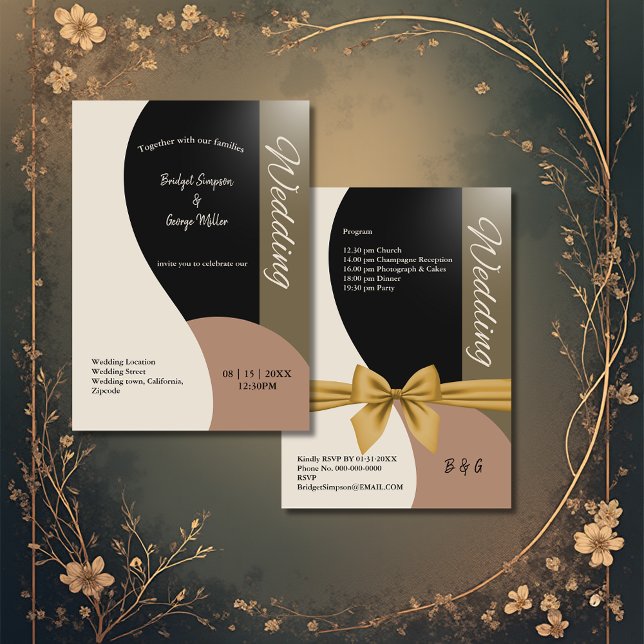 Erdtöne schlichte Hochzeit (Von Creator hochgeladen)