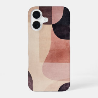 Erdtöniges Abstrakt iPhone 16 Hülle