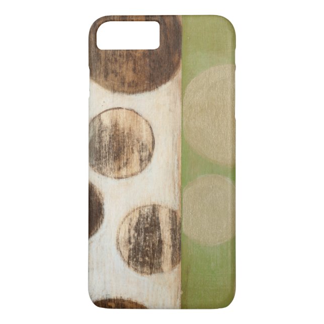 Erdung von Tone-Holzpaneelen mit Kreisen Case-Mate iPhone Hülle (Rückseite)