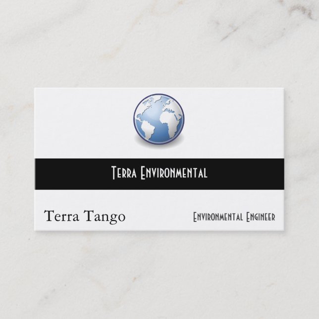 Erdweltkugel-Tango Visitenkarte (Vorderseite)