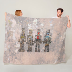 Erdwind und Wasser Fleecedecke