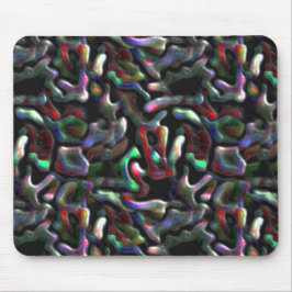 Erdwurmförmige, bunte künstliche Leckereien? Mousepad