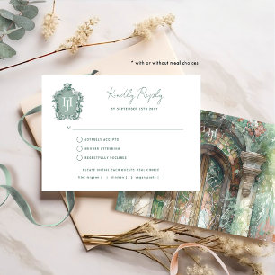 Erdzeitlose Hochzeit mit/ohne UAWG RSVP Karte
