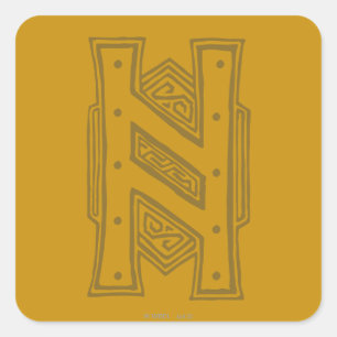 Erebor - H-Symbol Quadratischer Aufkleber
