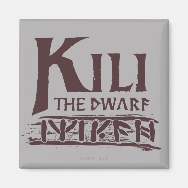 Erebor - Kili Name Magnet (Vorne)