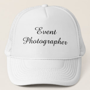 "Ereignis-Fotograf-" Hut Truckerkappe