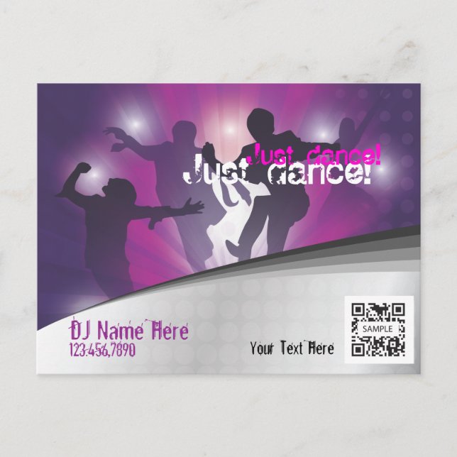 Ereignisabfrage für Postcard-Vorlagen Postkarte (Vorderseite)