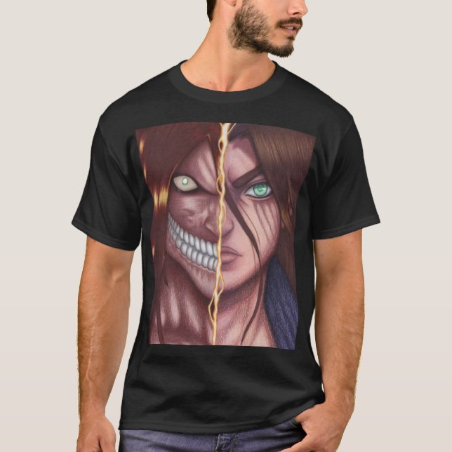 Eren Yeager ~ Attack Titan T-Shirt (Vorderseite)
