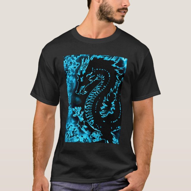 Ererbtes Samurai-Geist-Drache-T-Shirt T-Shirt (Vorderseite)