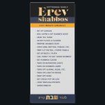 Erev Shabbos Checkliste Magnetische Erinnerung Magnetkarte<br><div class="desc">Unsere Erev Shabbos Checklist Magnetic Erinnerung ist eine elegante und elegante Methode, um sicherzustellen, dass alles mit viel Zeit erledigt wird, um Erev Shabbos zu ersparen! Dies sind eine großartige Ergänzung zu einem Shabbos-Themed Mishloach Manos. Wir zünden nie Shabbos-Kerzen an, bevor wir diese praktische Liste herunterlaufen. Enthält Platz zum Personalisieren...</div>