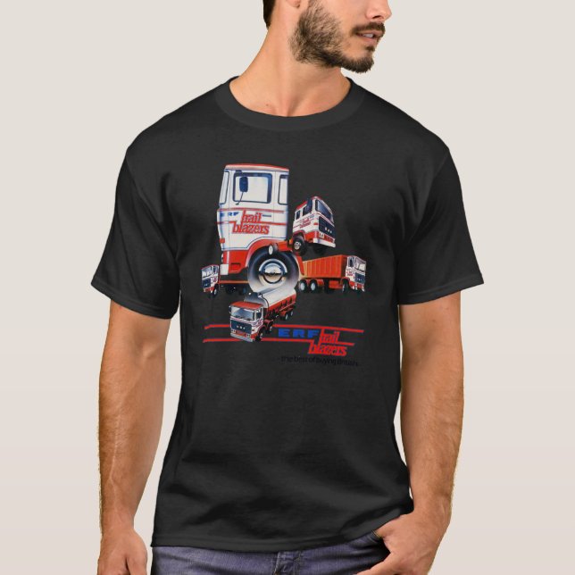 ERF TRUCKS  1980s ADVERT44 T-Shirt (Vorderseite)