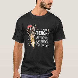 Erfahren Sie, wie ich Lehrerbewertungsmethode Mind T-Shirt