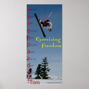 Erfahren von Freiheit Poster