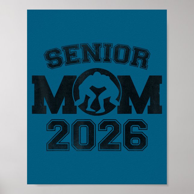 Erfahrene Ringer-Mutter 2026 Abschlussmutter Klass Poster (Vorne)