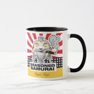 Erfahrene Samurais Tasse