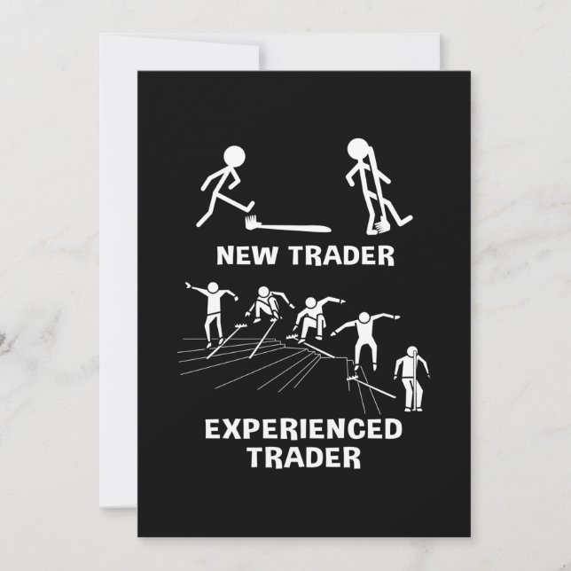 Erfahrener Investor Trader Einladung (Vorderseite)