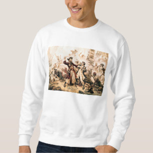 Erfasse den Piraten Blackbeard, Queen Anne's Reven Sweatshirt