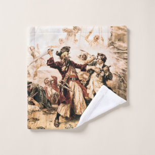 Erfasse den Piraten Blackbeard, Queen Anne's Reven Waschlappen