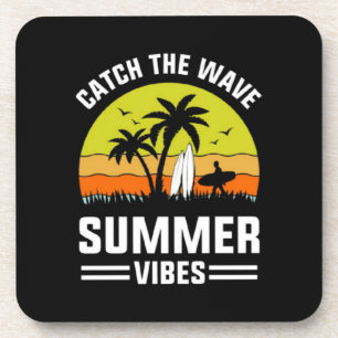 Erfasse die Sommerwelle Vibes-64193 Getränkeuntersetzer