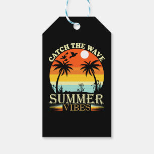 Erfasse die Sommerwelle Vibes Geschenkanhänger