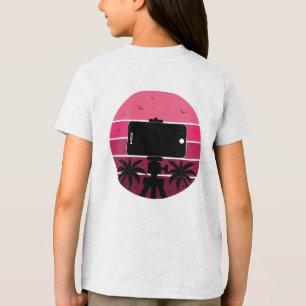 Erfasse Lebensvibes – Schöpfer des tropischen Sonn Tri-Blend Shirt