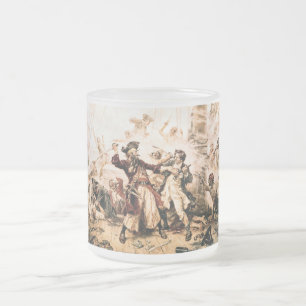 Erfasse Pirat Blackbeard, Queen Anne's Revenge Mattglastasse