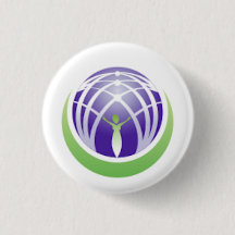 Erfassen Sie den Frauen-globalen Matrix-Logo-Knopf