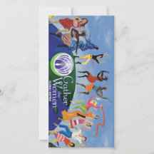 Erfassen Sie die Frauen-Logo-Karte