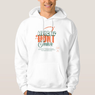 erfinde, nicht nachahme hoodie