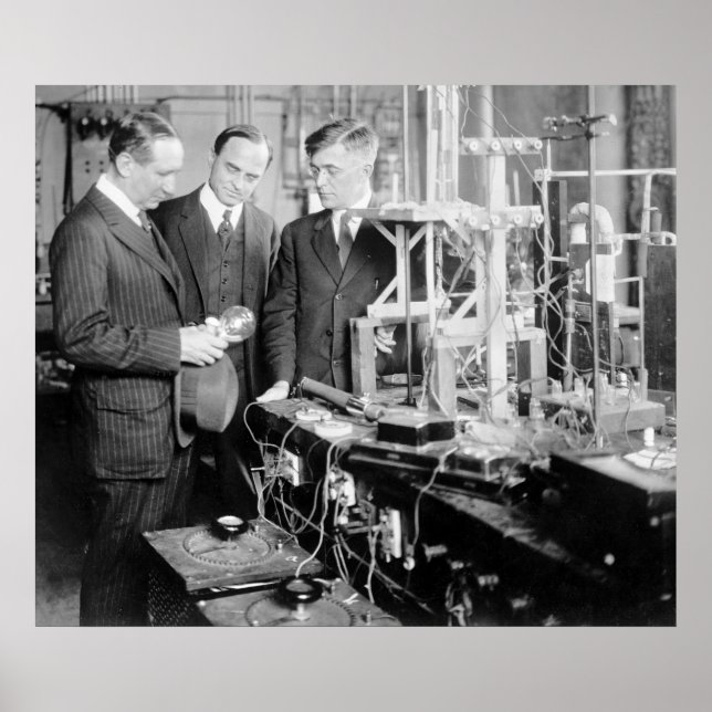 Erfinder Guglielmo Marconi, Anfang der 1900er Jahr Poster (Vorne)
