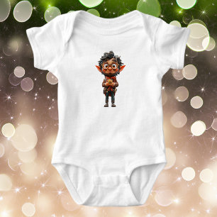 Erfinder Weihnachtself Baby Bodysuit Strampler