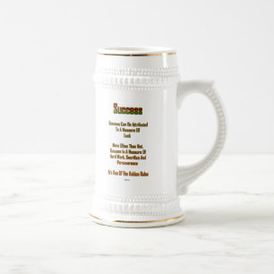 Erfolg Bierglas